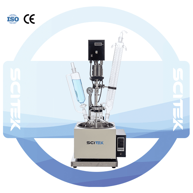 3L Single Layer Glass Reactor