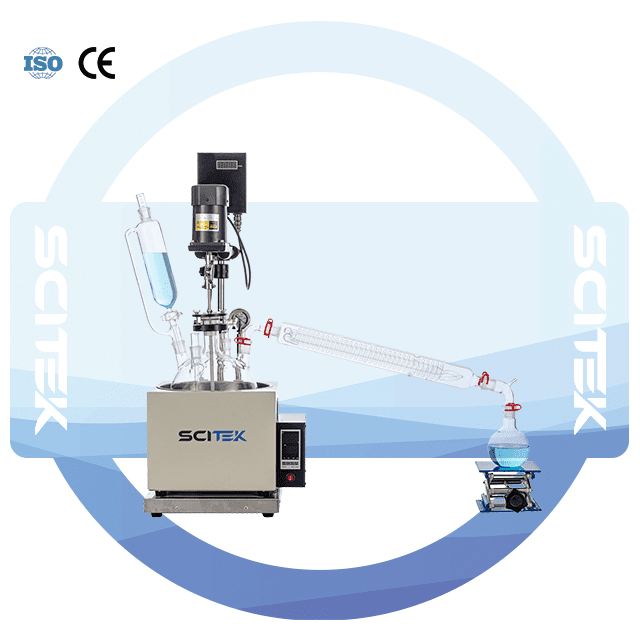3L Single Layer Glass Reactor - Image 2