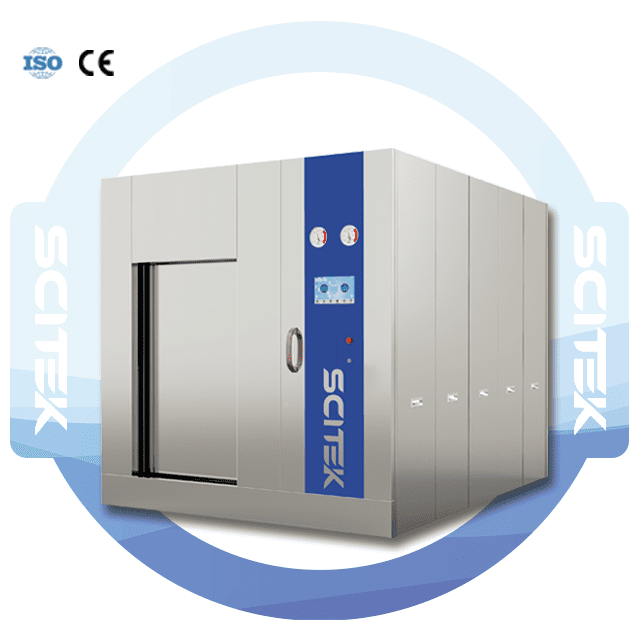 Horizontal Pulse Vacuum Autoclave Sliding Door