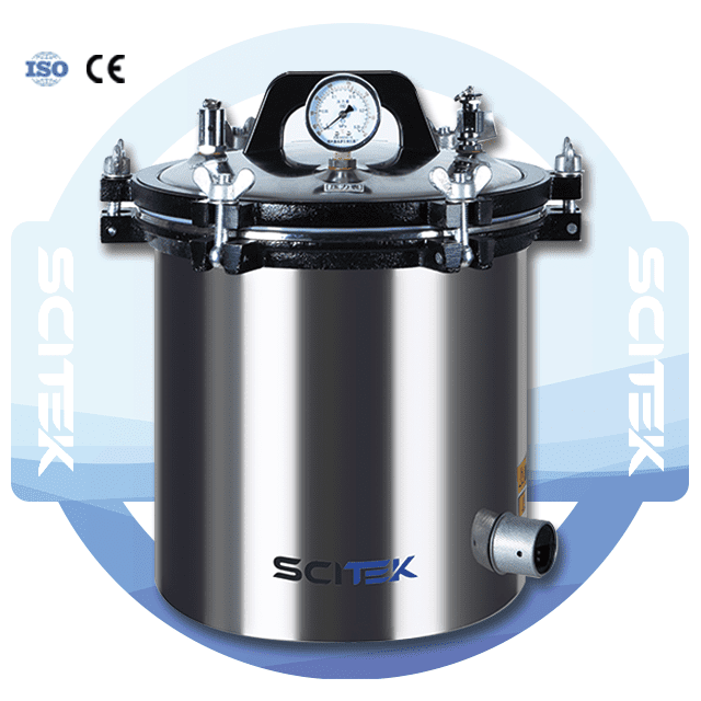 Portable Autoclave with Electric/Gas Heating